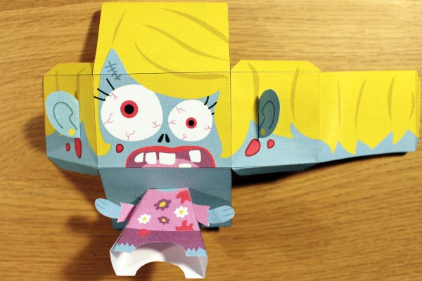 Paper toys Halloween