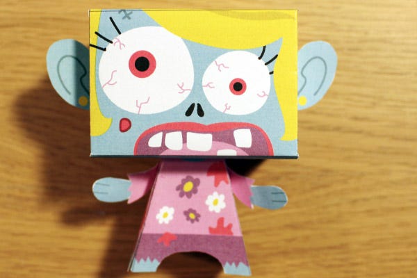 Paper toys Halloween