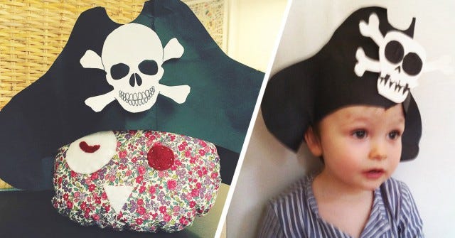 Cappello da pirata fai da te