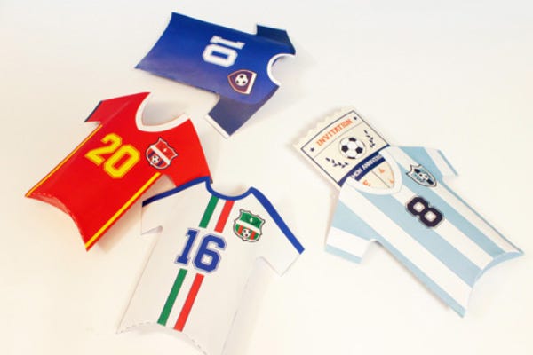biglietti di invito calcio