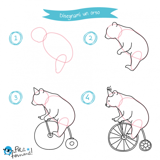 disegni da colorare orso