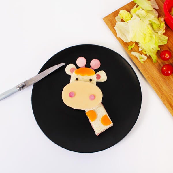 funfood sandwich a forma di giraffa