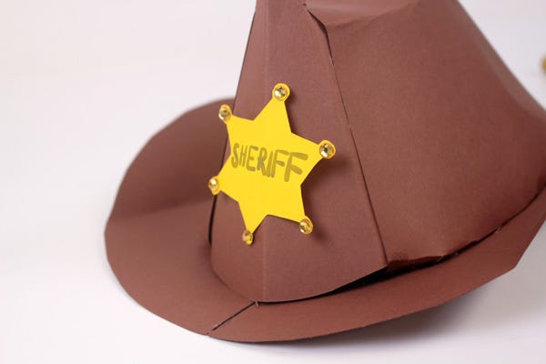 costumi di carnevale fai da te cappello da cowboy