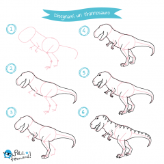 Disegni da colorare dinosauri tirannosauro