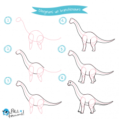 disegni da colorare dinosauri branchiosauro