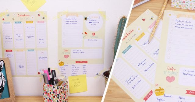 lavoretti per bambini calendario primavera 2017