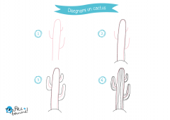 disegni da colorare catus