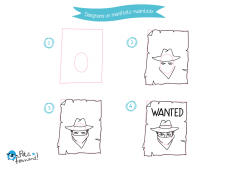 Impara a disegnare un cartello wanted