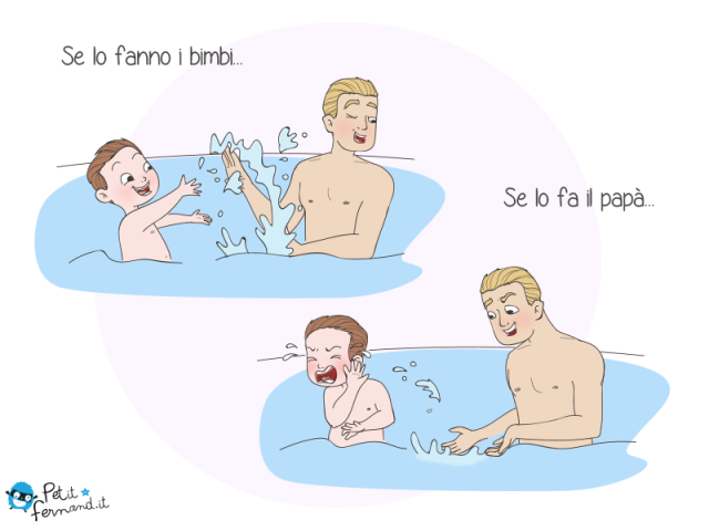 vignetta umoristica vita da genitori