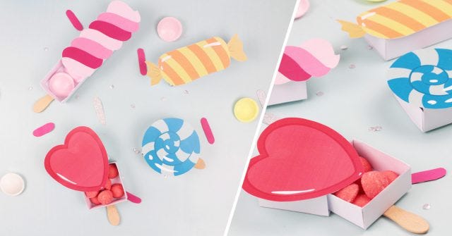lavoretto per bambini caramelle