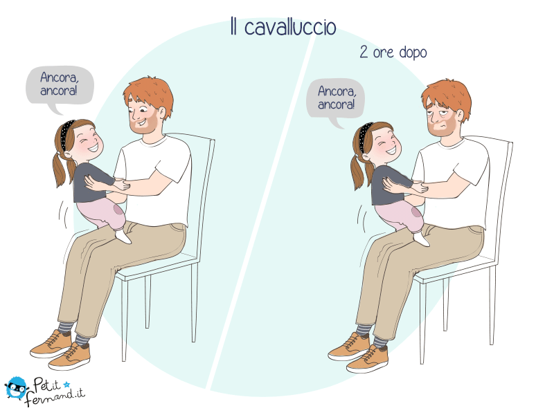 vignetta divertente sui bambini