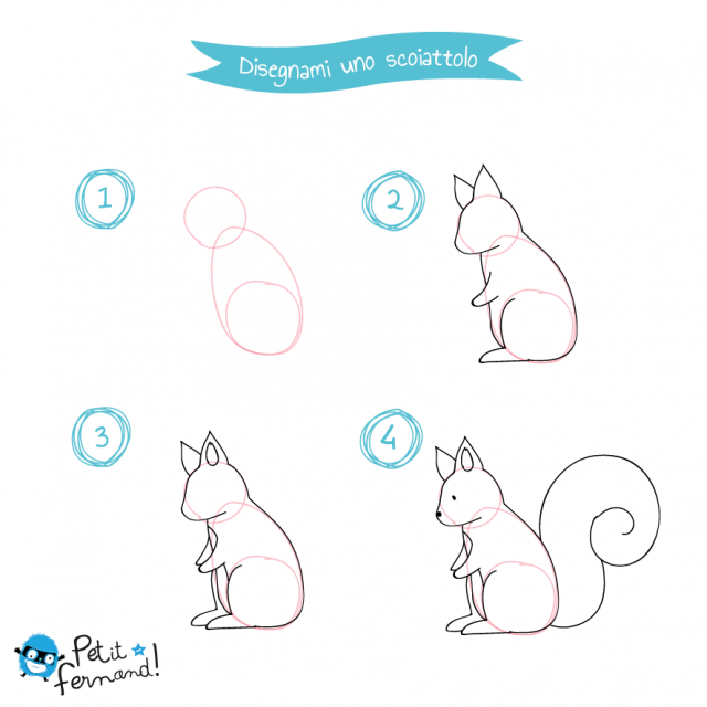 Dei bellissimi disegni da colorare con tutti gli animali del bosco!
