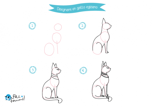 disegni da colorare sull'Egitto e tutorial a tema per imparare a disegnare!