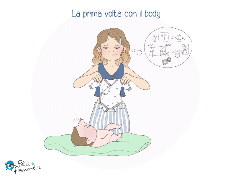 La prima volta che devi mettere il body a tuo figlio!