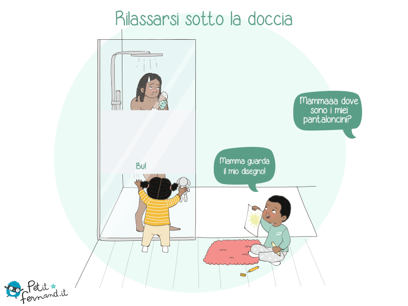 Rilassarsi sotto la doccia