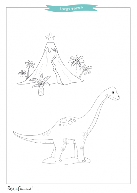 Scoprite tutti i nostri disegni da colorare sul tema dei dinosauri !