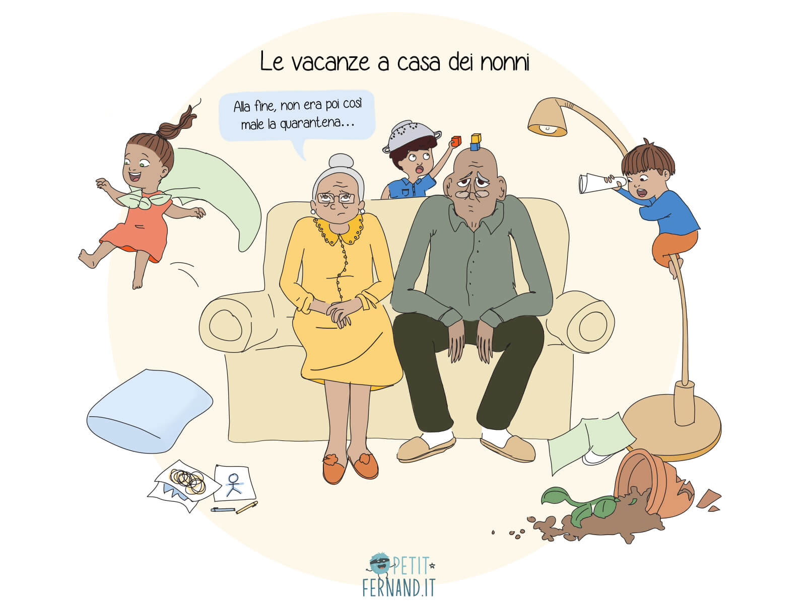 Lasciare i bambini con i nonni: un sogno, vero?