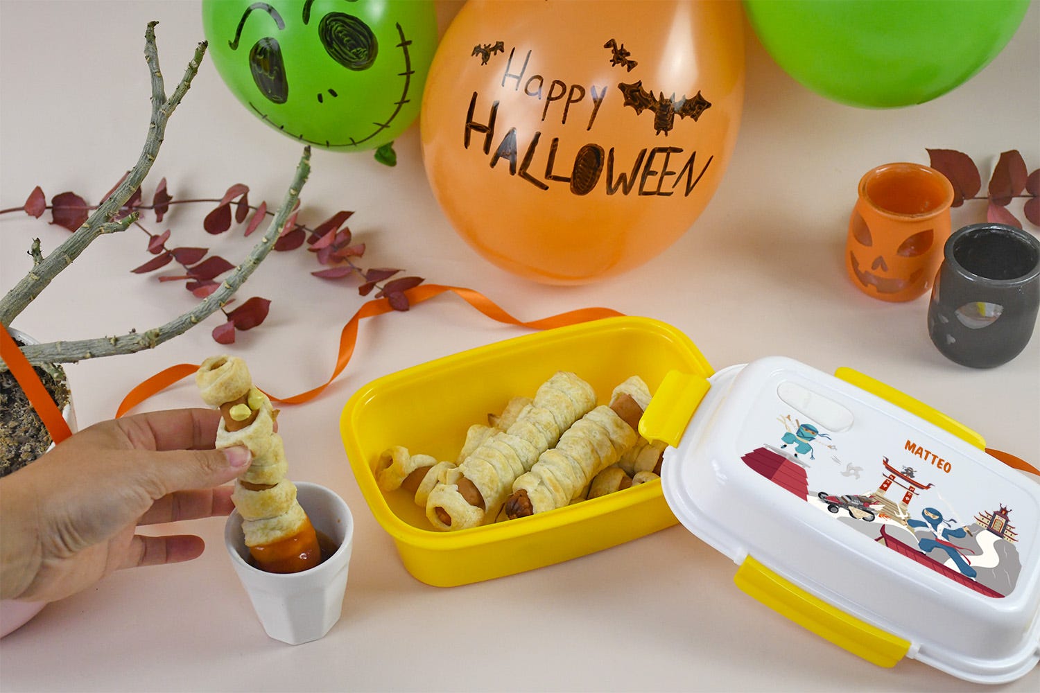 Salsicce mummie di Halloween 