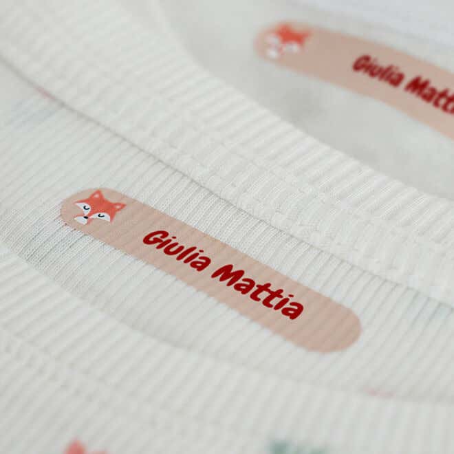 etichette termoadesive personalizzate