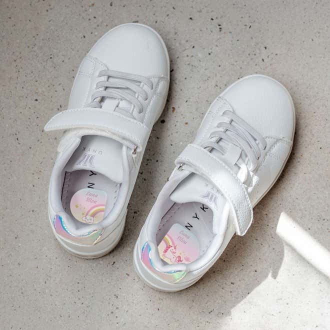 etichette scarpe bambini