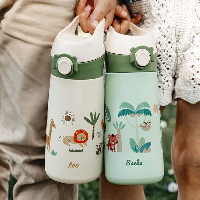 borraccia per bambini con cannuccia