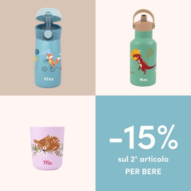 borraccia per bambini e bambine da 2 anni di età 