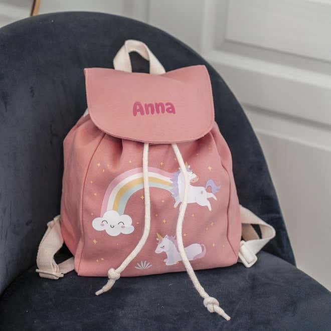 zaino asilo bimba personalizzato