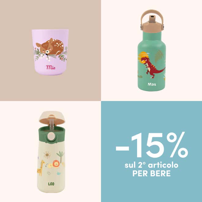 bicchiere personalizzato per bambini