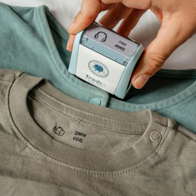 timbro per abbigliamento