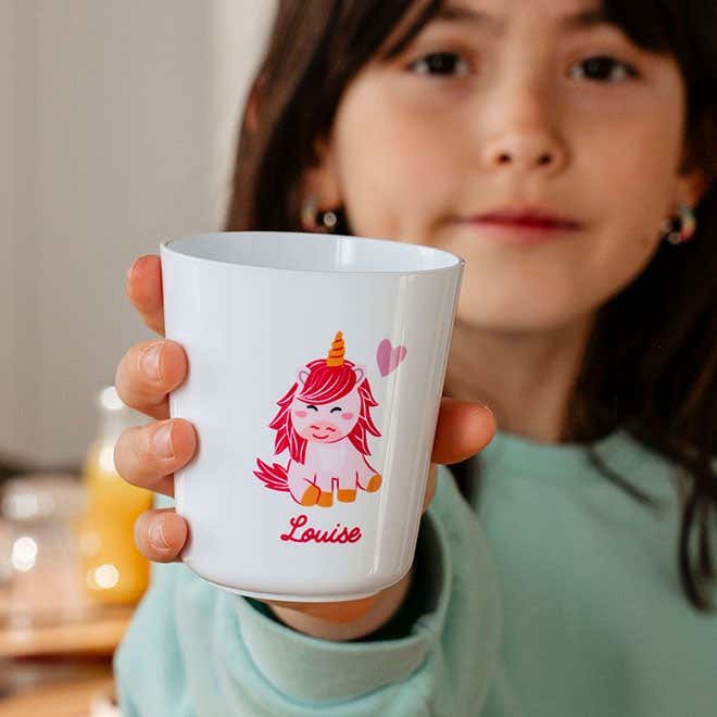 bicchiere di plastica personalizzato