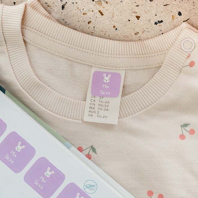 etichette personalizzate vestiti