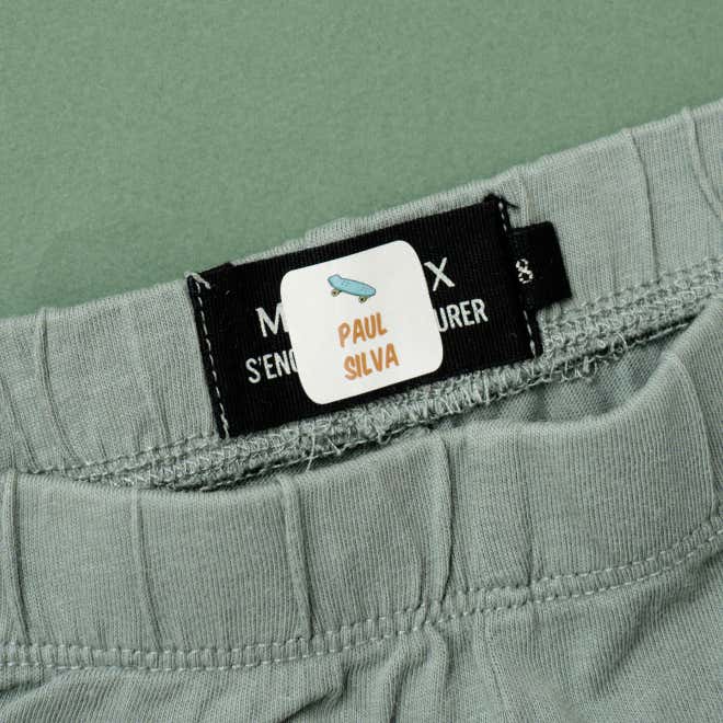 etichette personalizzate vestiti